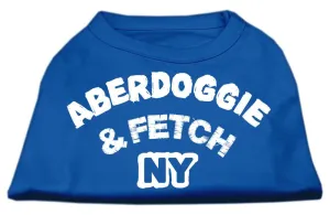 Aberdoggie NY Screenprint Shirts Blue Lg (14)