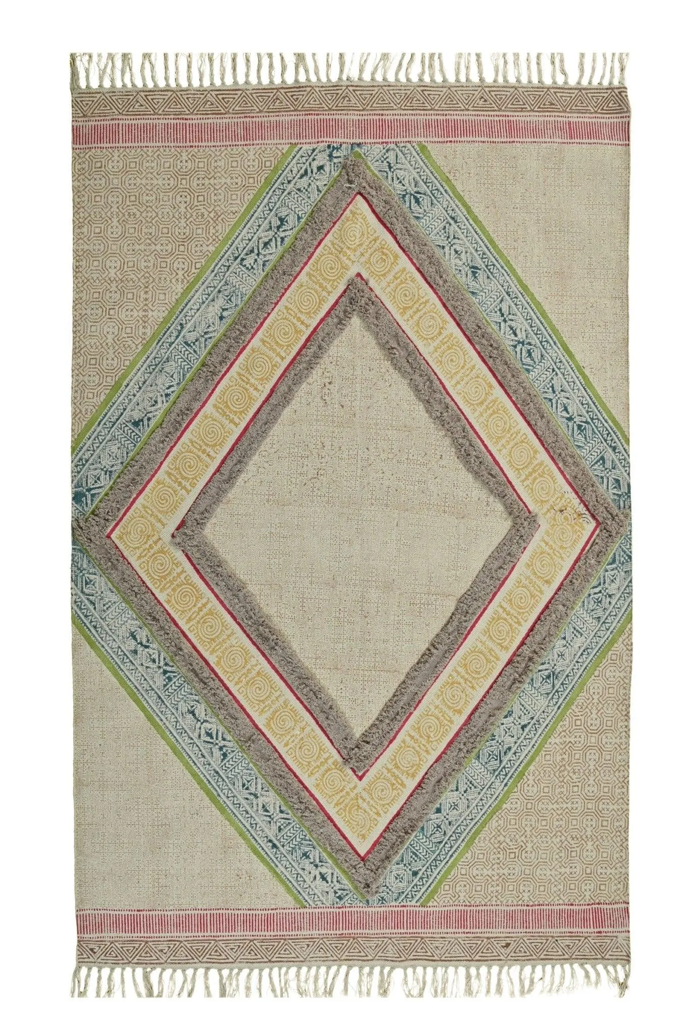 ADAH  - BLOCK PRINTED RUG