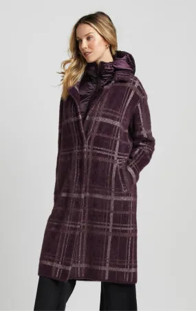 Adroit- Plaid Knit Coatigan