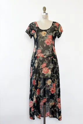 Angelina Floral Sheer Dress S