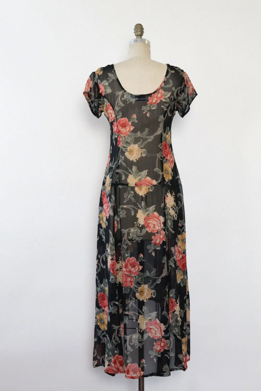 Angelina Floral Sheer Dress S