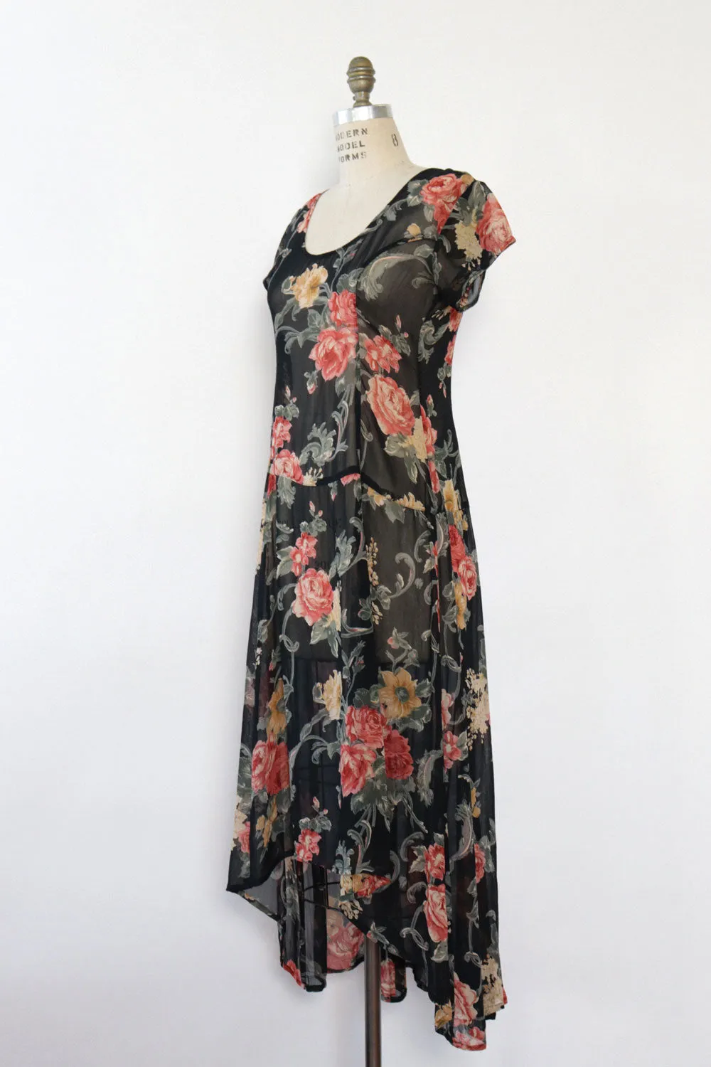 Angelina Floral Sheer Dress S