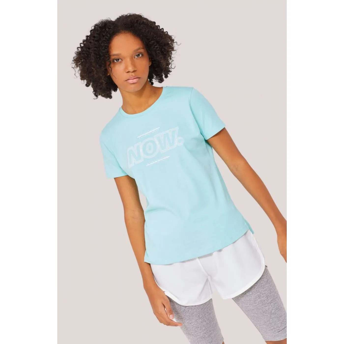 Aqua Printed Tshirt