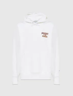 AWAKE NY REVERSIBLE WEAVE PULLOVER HOODIE