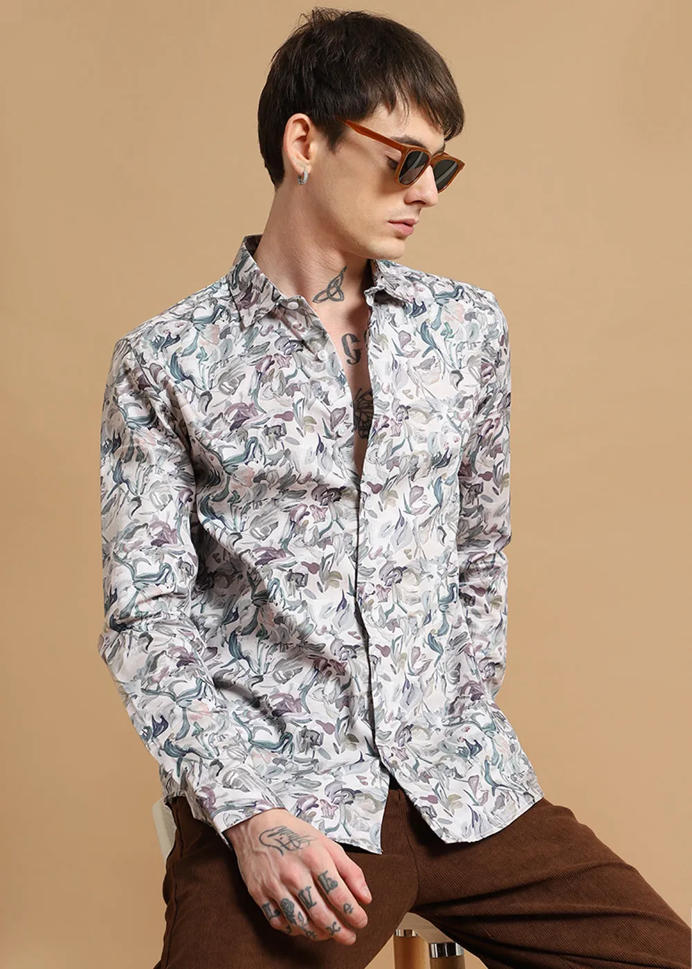 Azalea Floral Printed Shirt