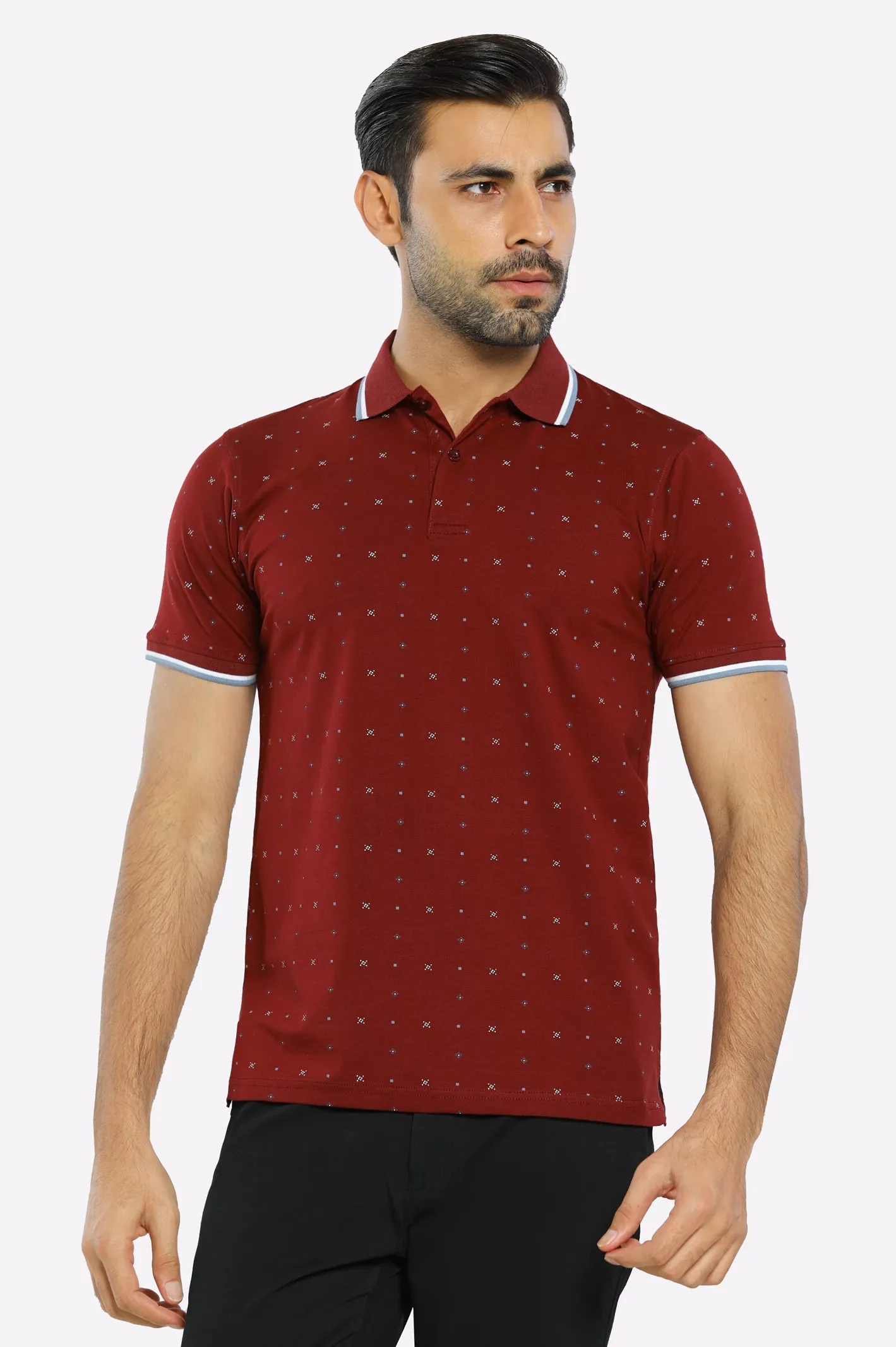 Bargundi Printed Polo