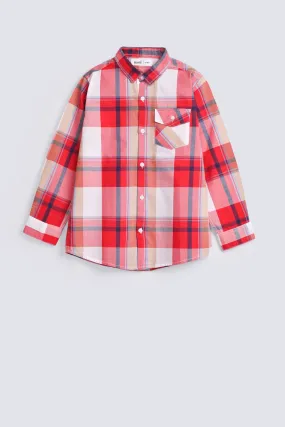 BOYS CHECKERED SHIRT