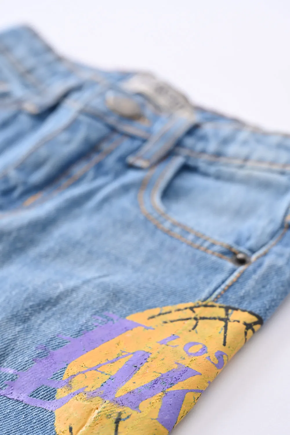 BOYS PRINTED DENIM