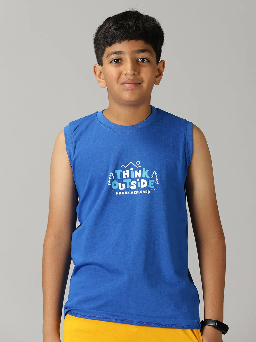 Boys Printed Sleeveless Tee