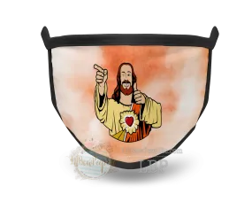 Buddy Christ Printed Mask