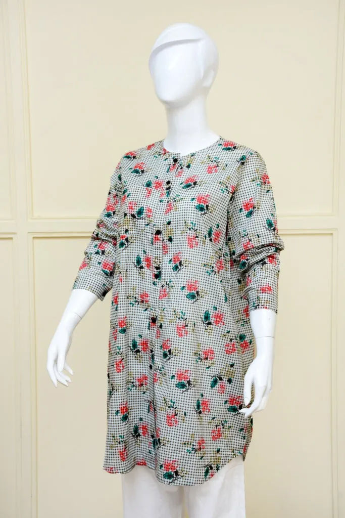 Check Printed Kurti