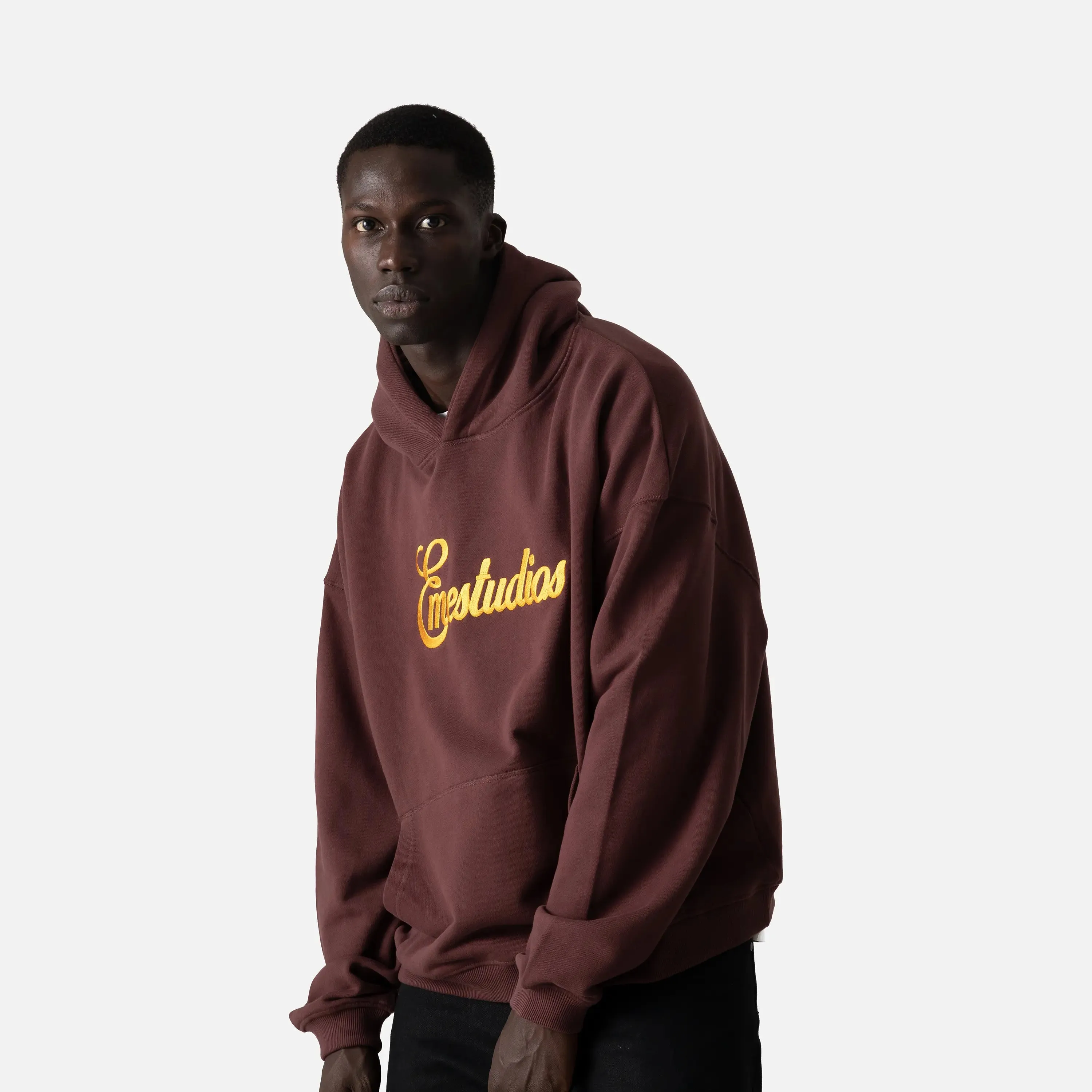 Chester Burgundy Oversized Hoodie