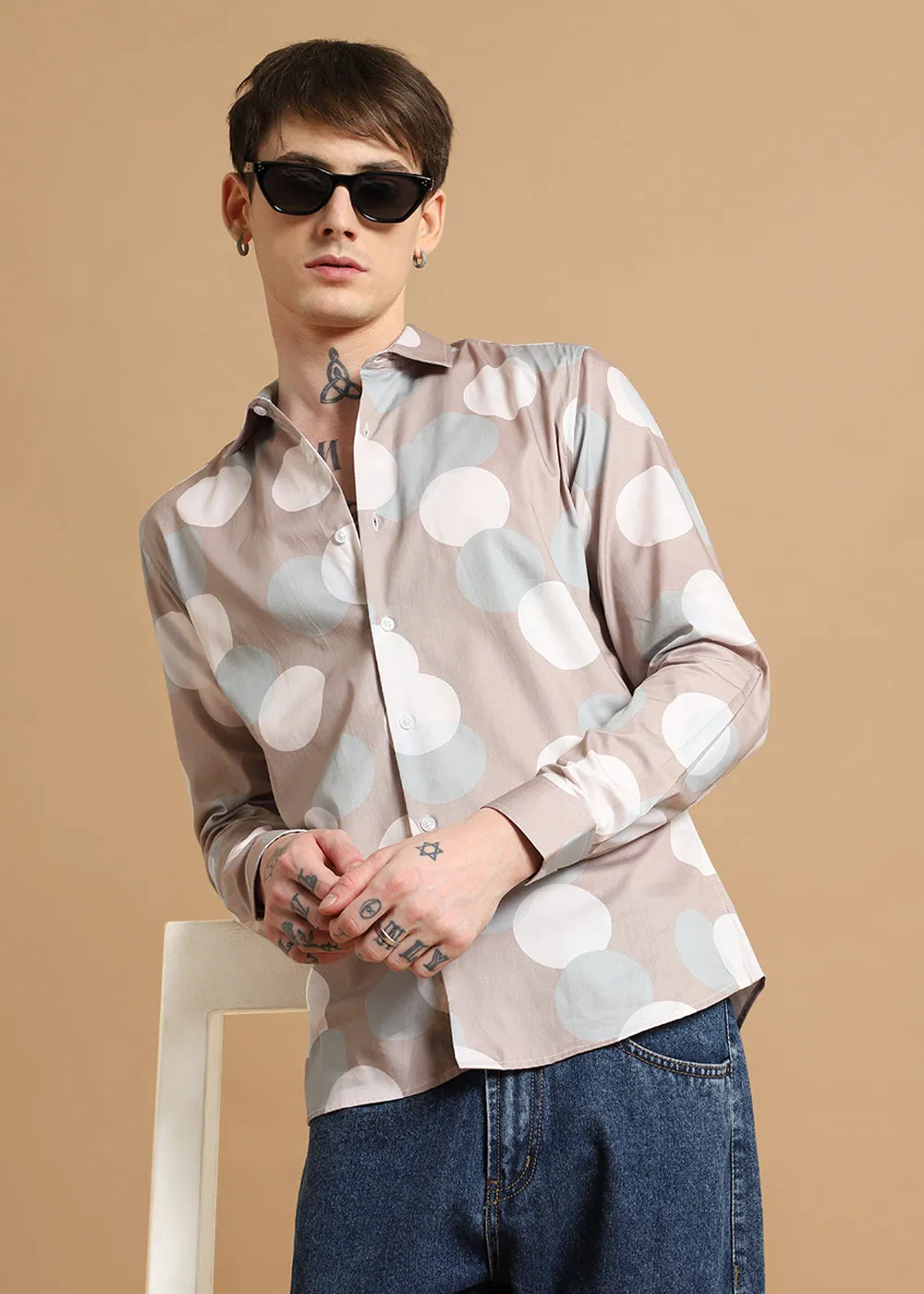 Circle Printed Shirt