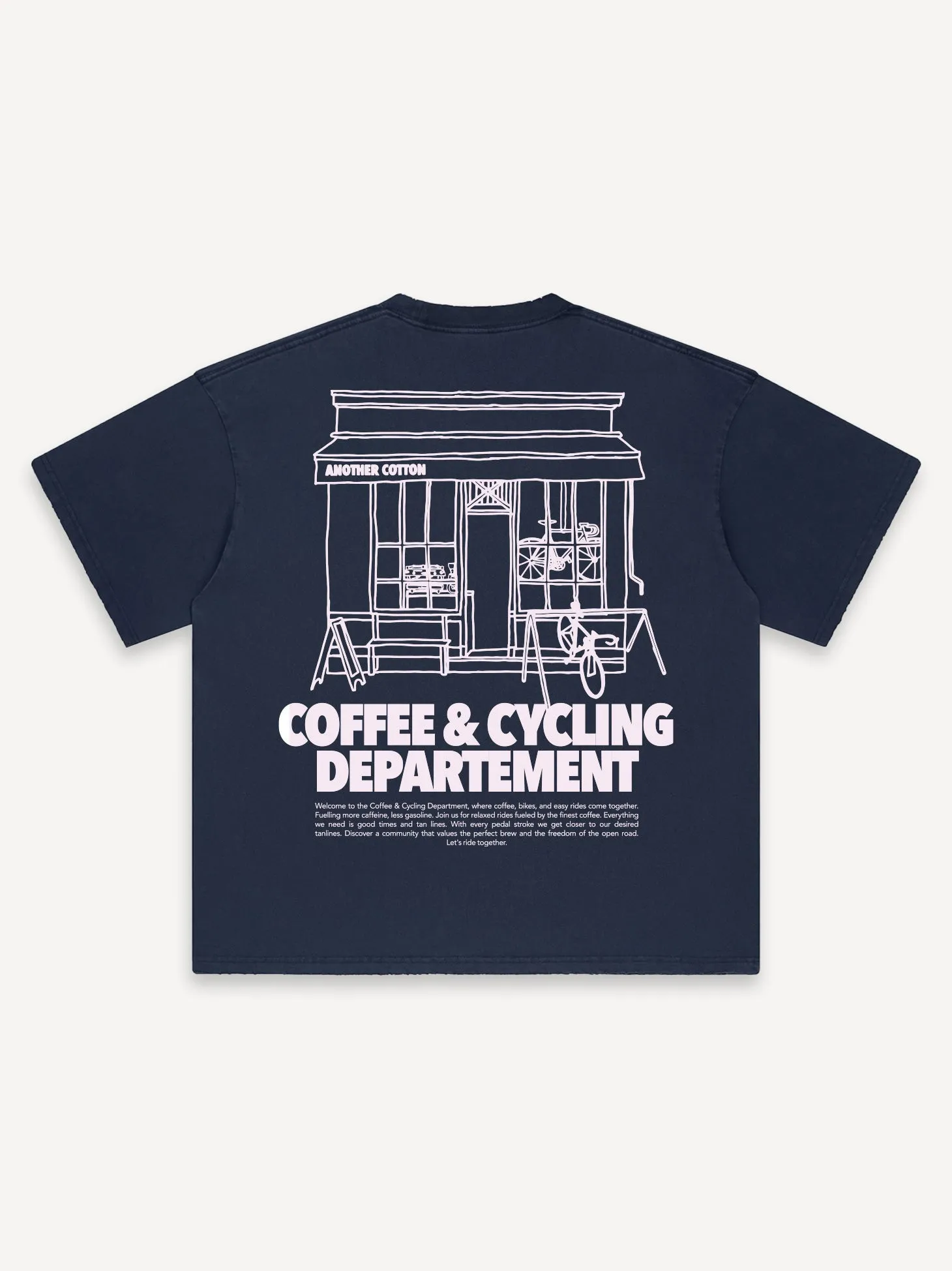 Coffee & Cycling Oversized T-Shirt