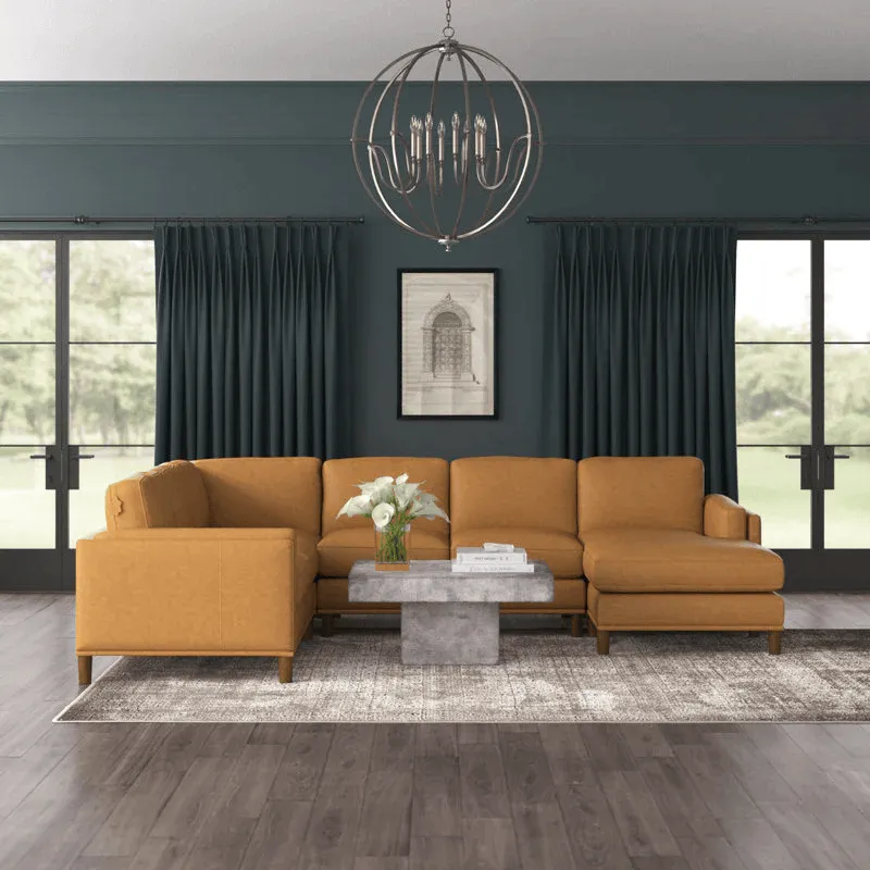 Crafted Luxury Modern Sectional Sofa Set