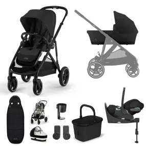 Cybex Gazelle S Luxury Bundle - Black / Moon Black