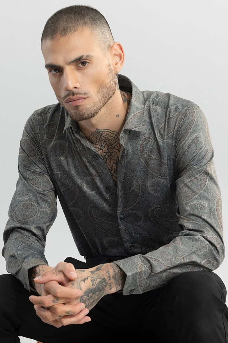 Cypress Paisley Green Shirt