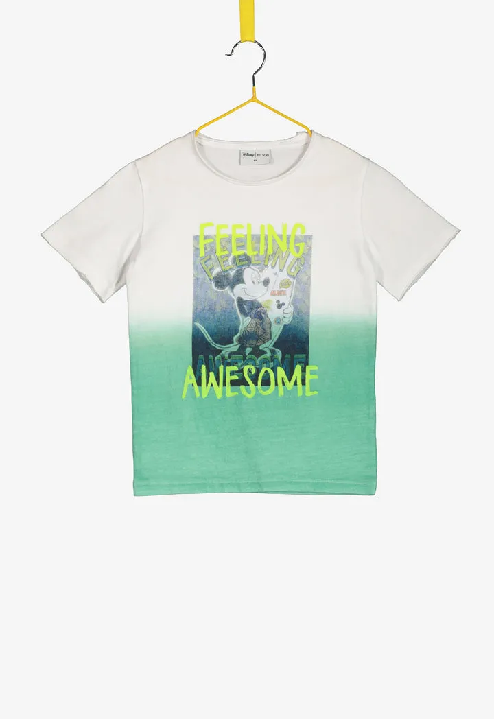 Dip Dye Printed Tee