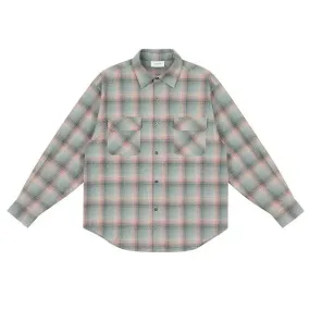 Dust Plaid Buttoned Shirt