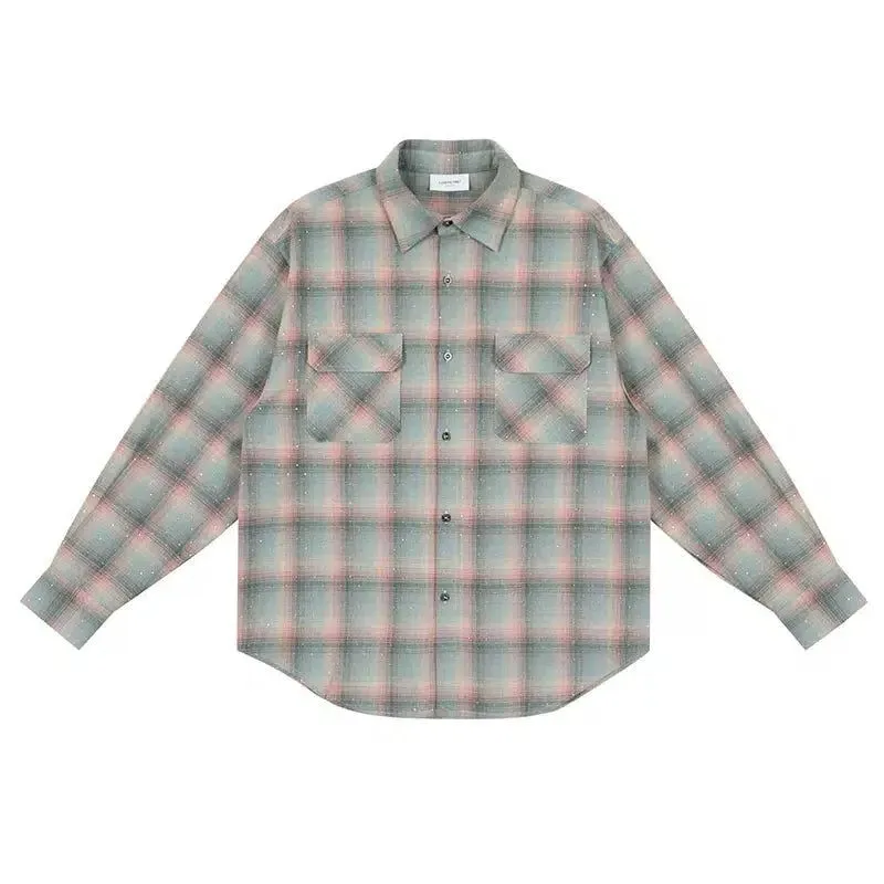 Dust Plaid Buttoned Shirt