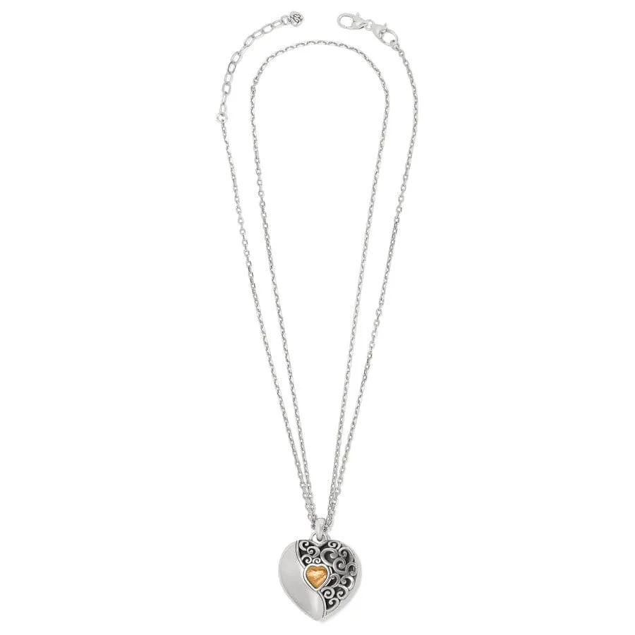 Ecstatic Heart Reversible Convertible Necklace