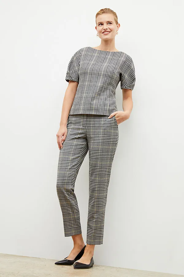 Eudora Top - Plaid Sharkskin :: Multi