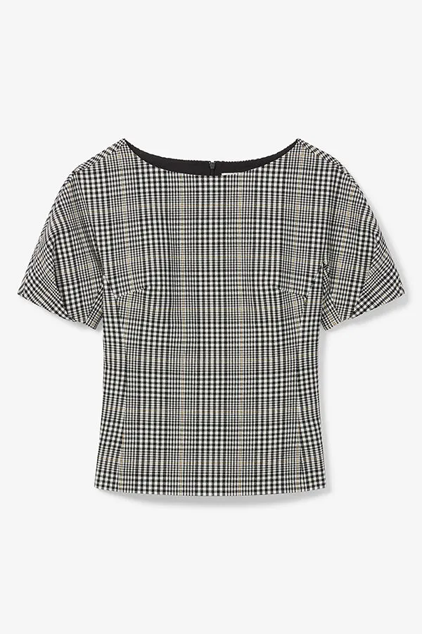 Eudora Top - Plaid Sharkskin :: Multi