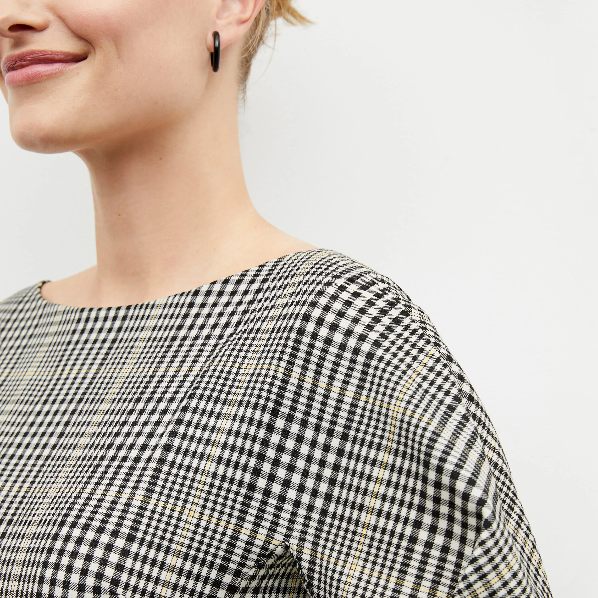 Eudora Top - Plaid Sharkskin :: Multi