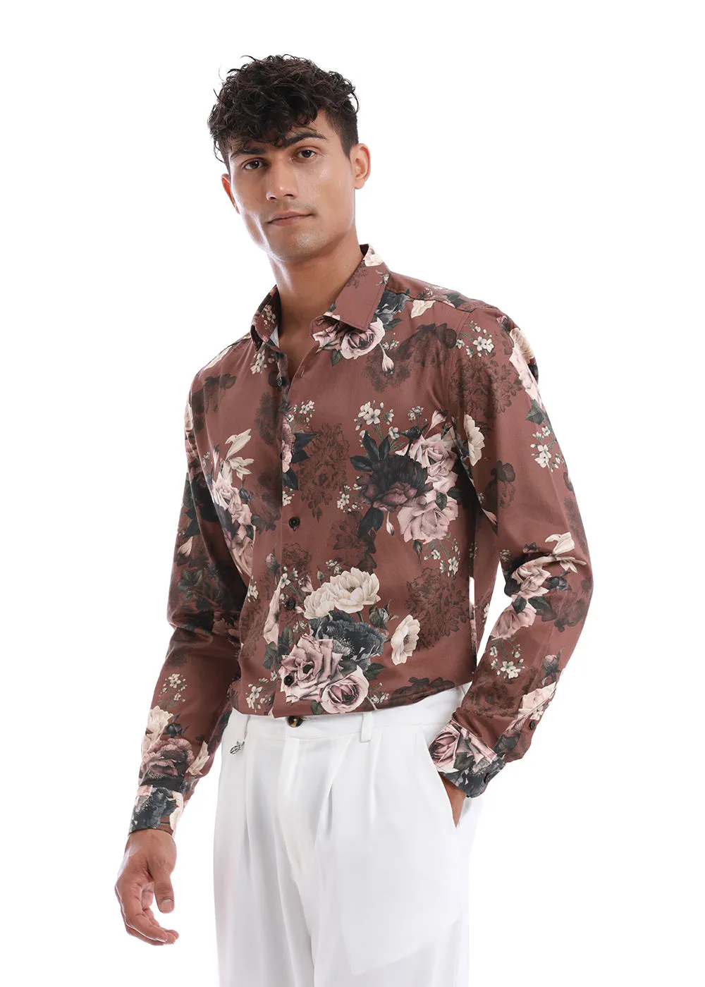 Floral Fiesta Printed Shirt