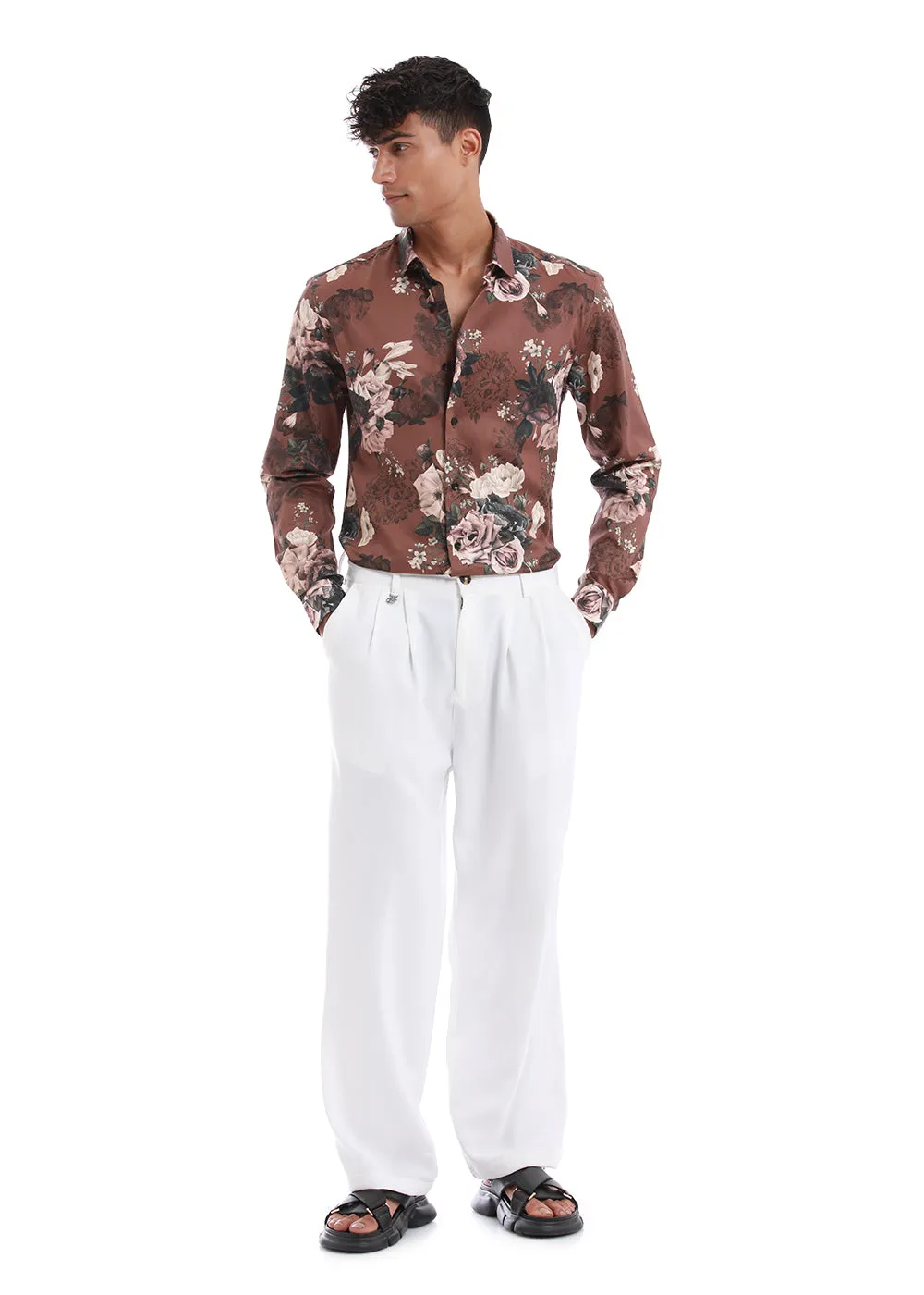 Floral Fiesta Printed Shirt