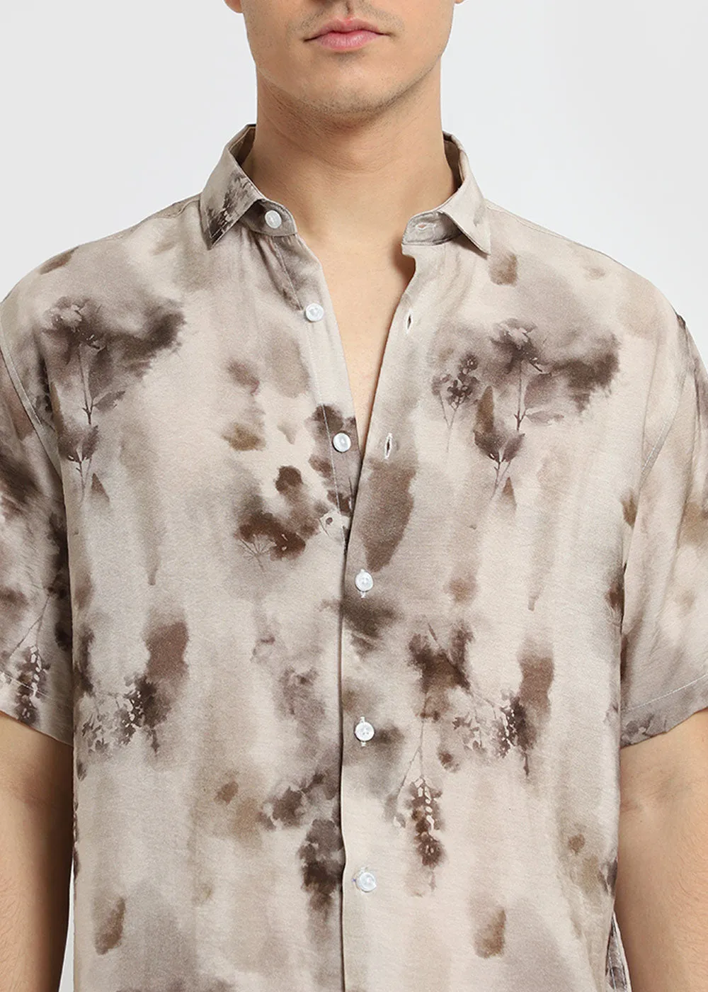 Floral Wash Printed Shirt