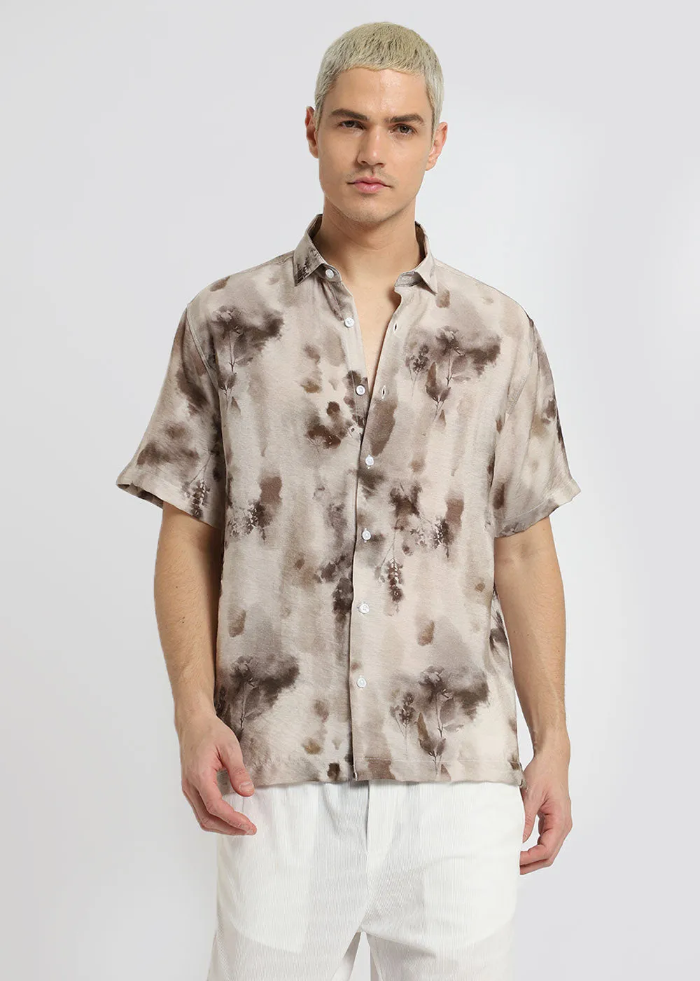 Floral Wash Printed Shirt