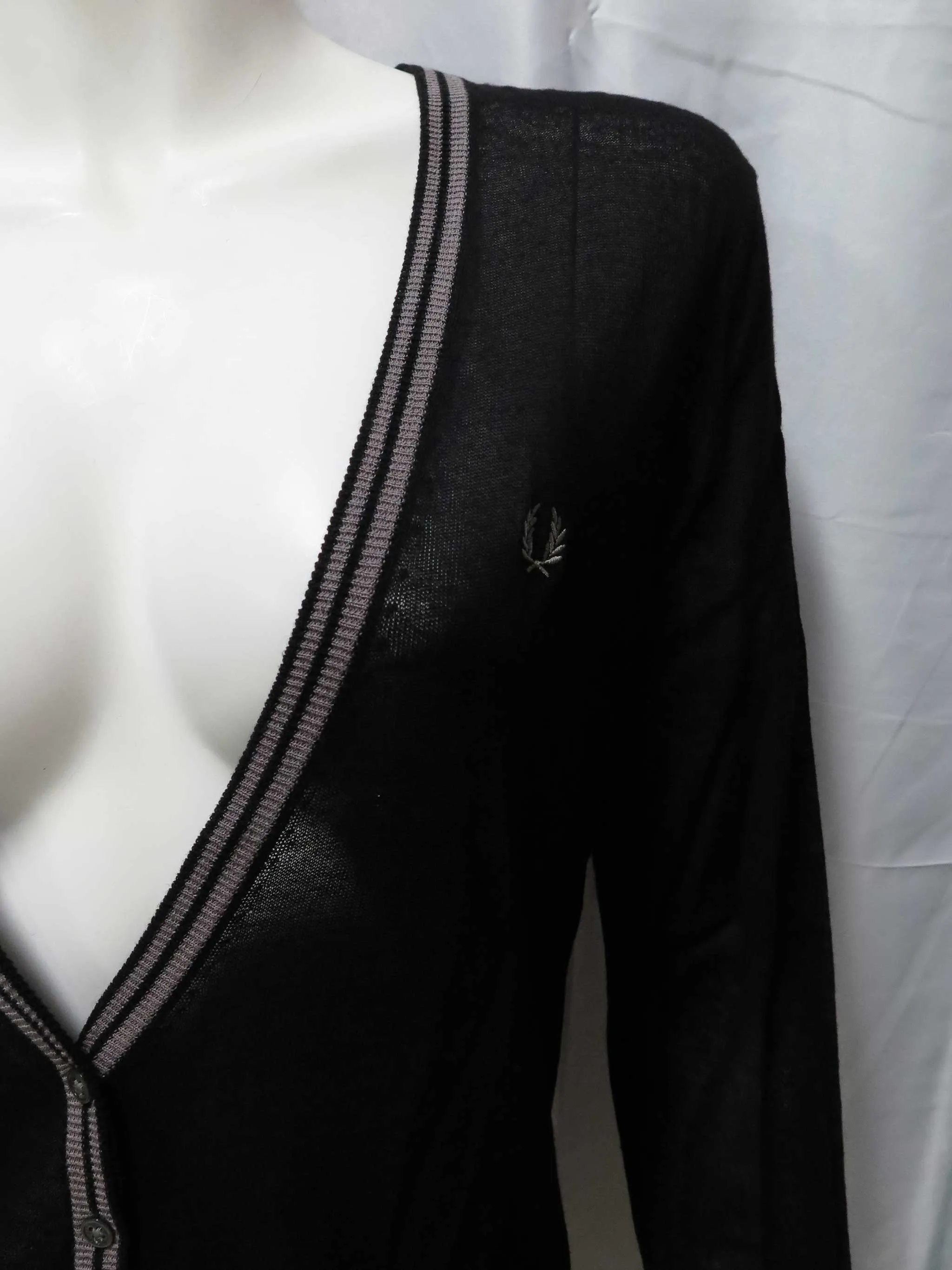 Fred Perry Sheer Knit Cardigan