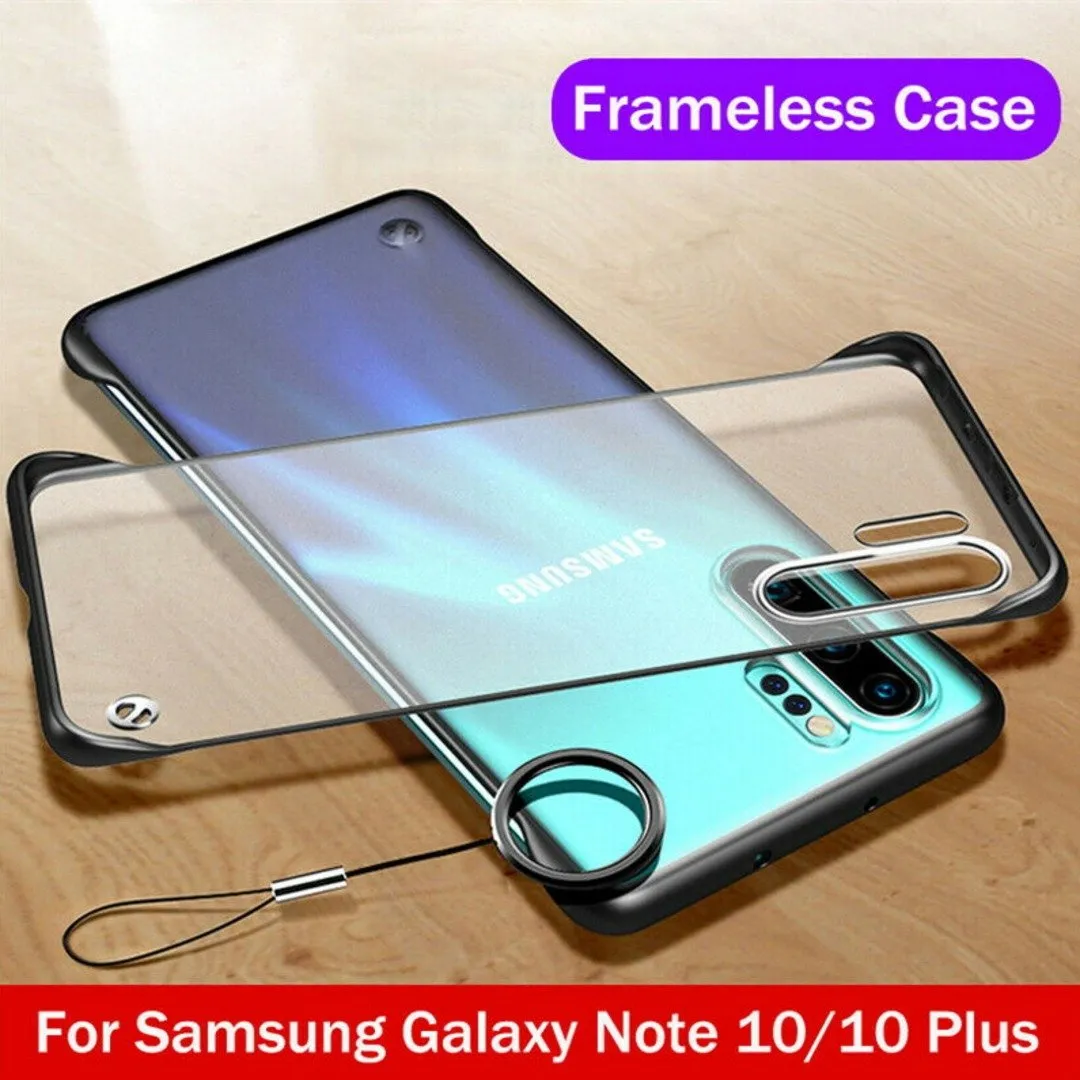 Galaxy Note 10  Luxury Frameless Transparent Case