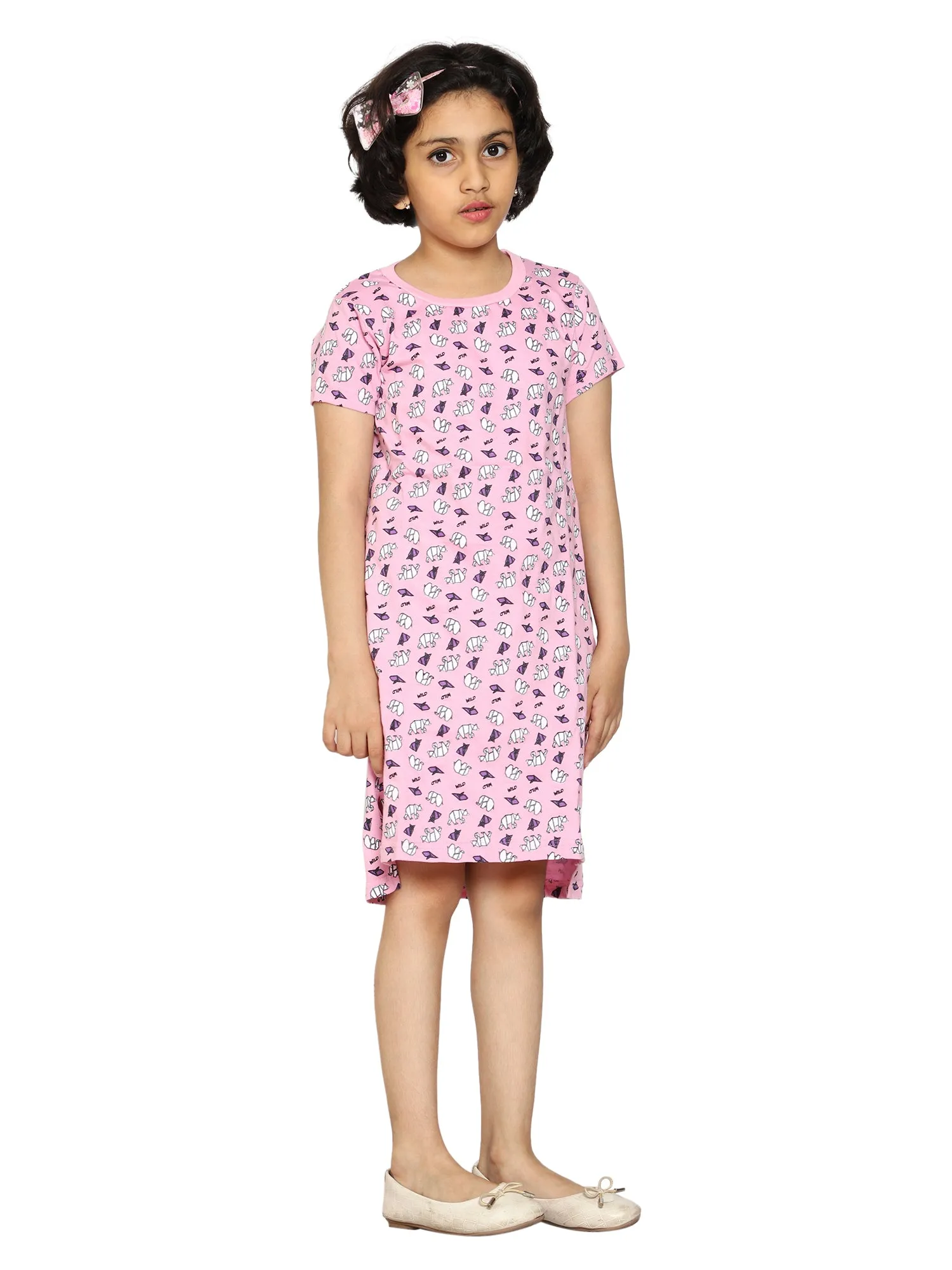 Girl's Printed Night Dress