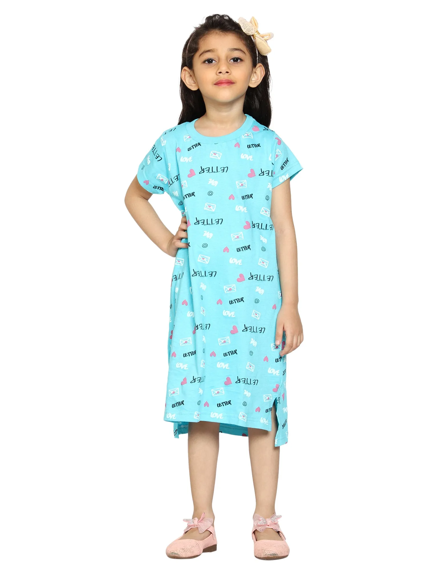 Girl's Printed Night Dress