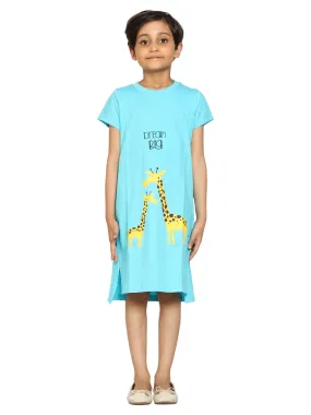 Girl's Printed Night Dress