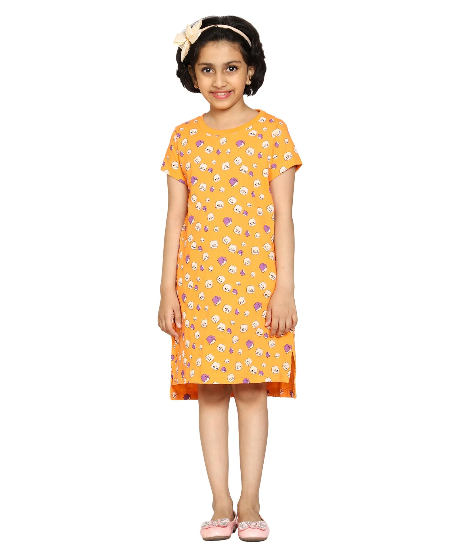 Girl's Printed Night Dress