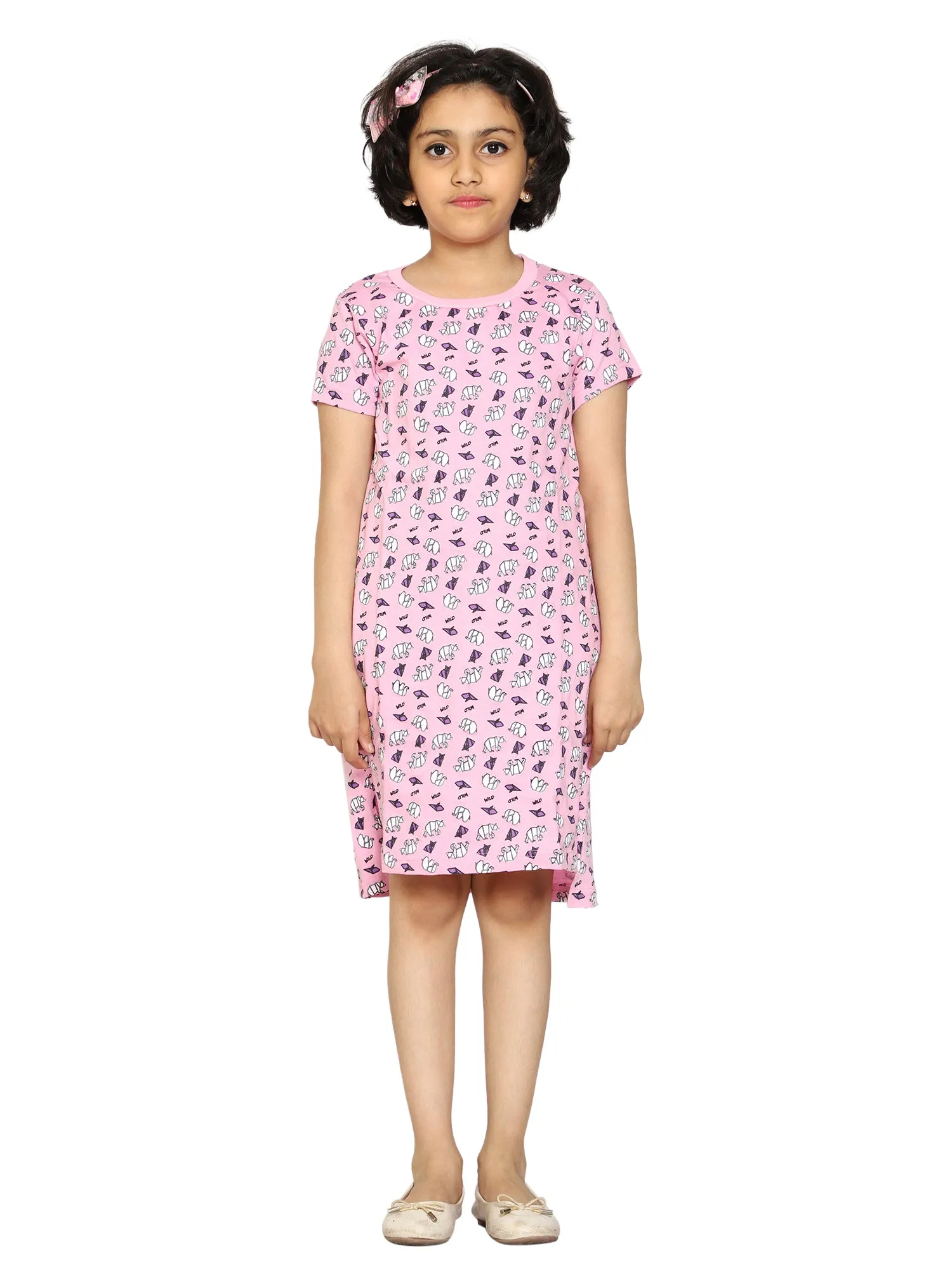 Girl's Printed Night Dress