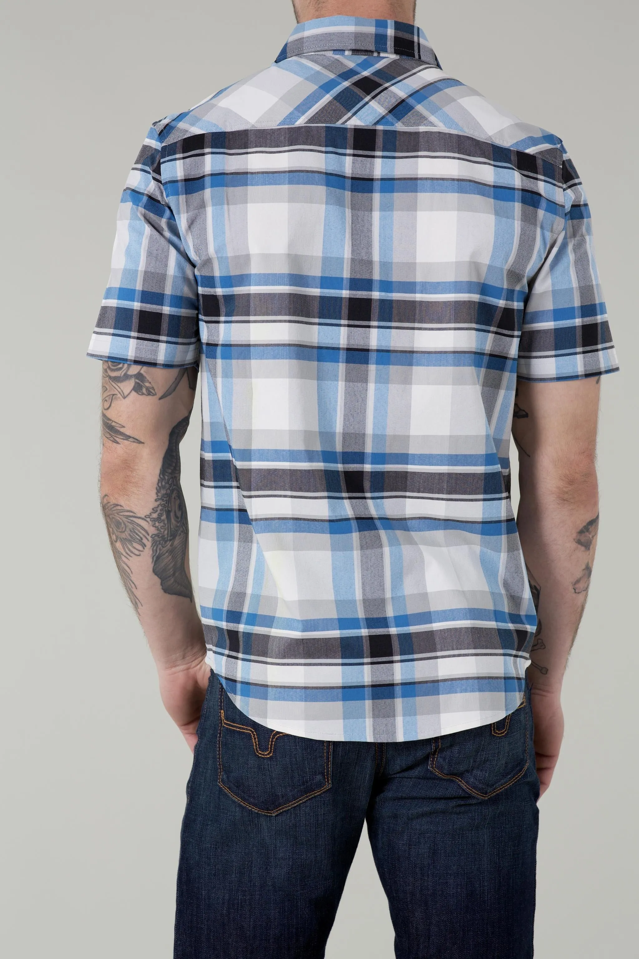 Grande Plaid Dress Shirt