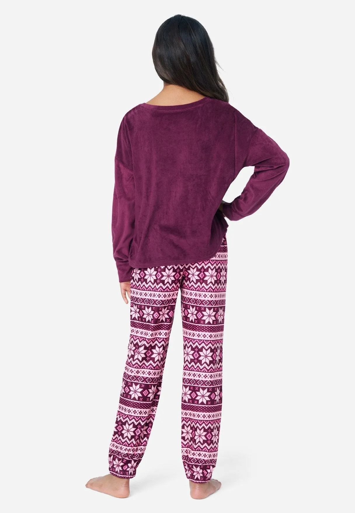 Graphic & Patterned Pajama Set