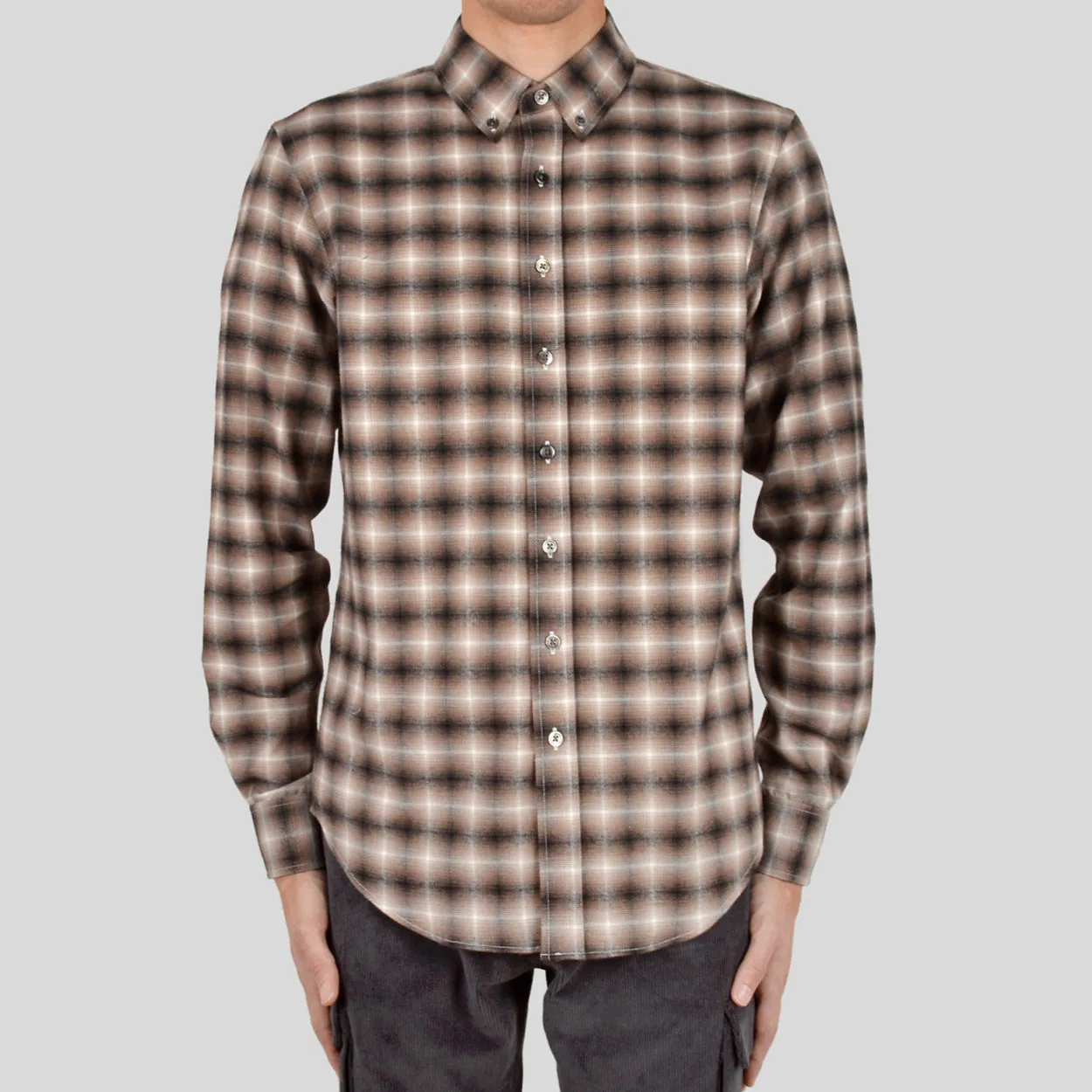 Hazel Shadow Plaid Flannel Shirt