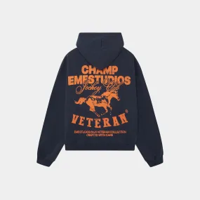 Horse Navy Oversized Hoodie