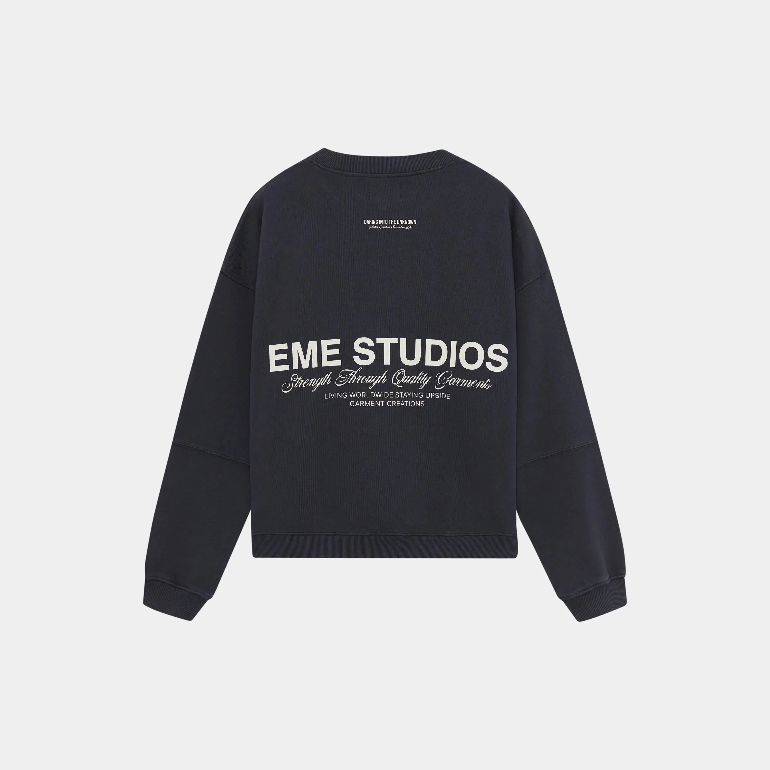 Iconic Navy Oversized Crewneck