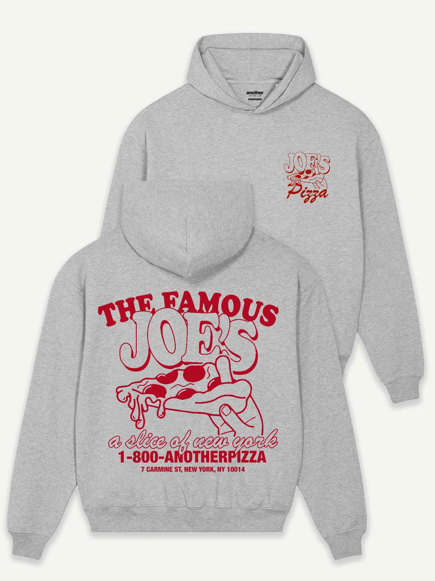 Joes Pizza Heavy Oversized Hoodie