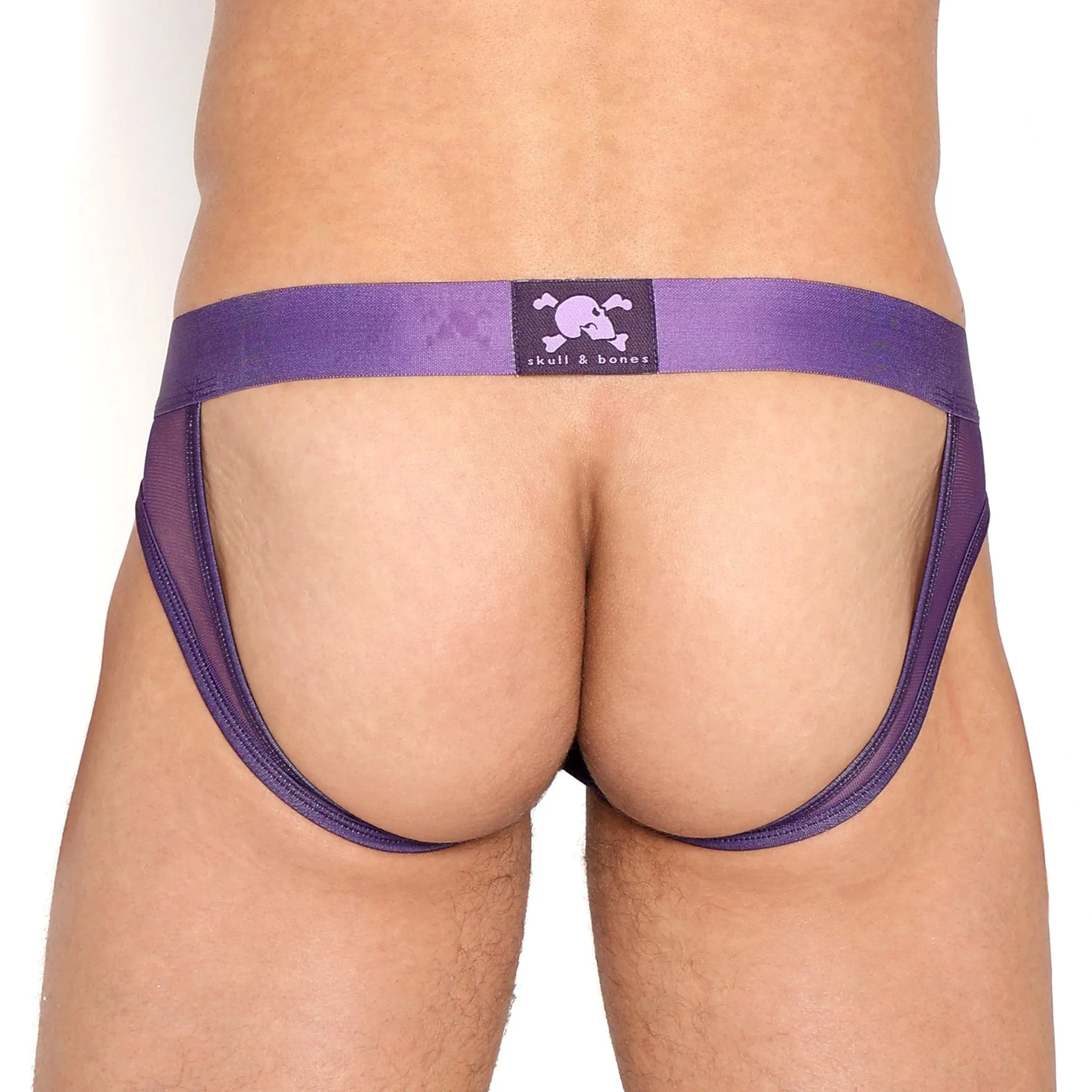 Just The Bones Sheer Y Jock Purple