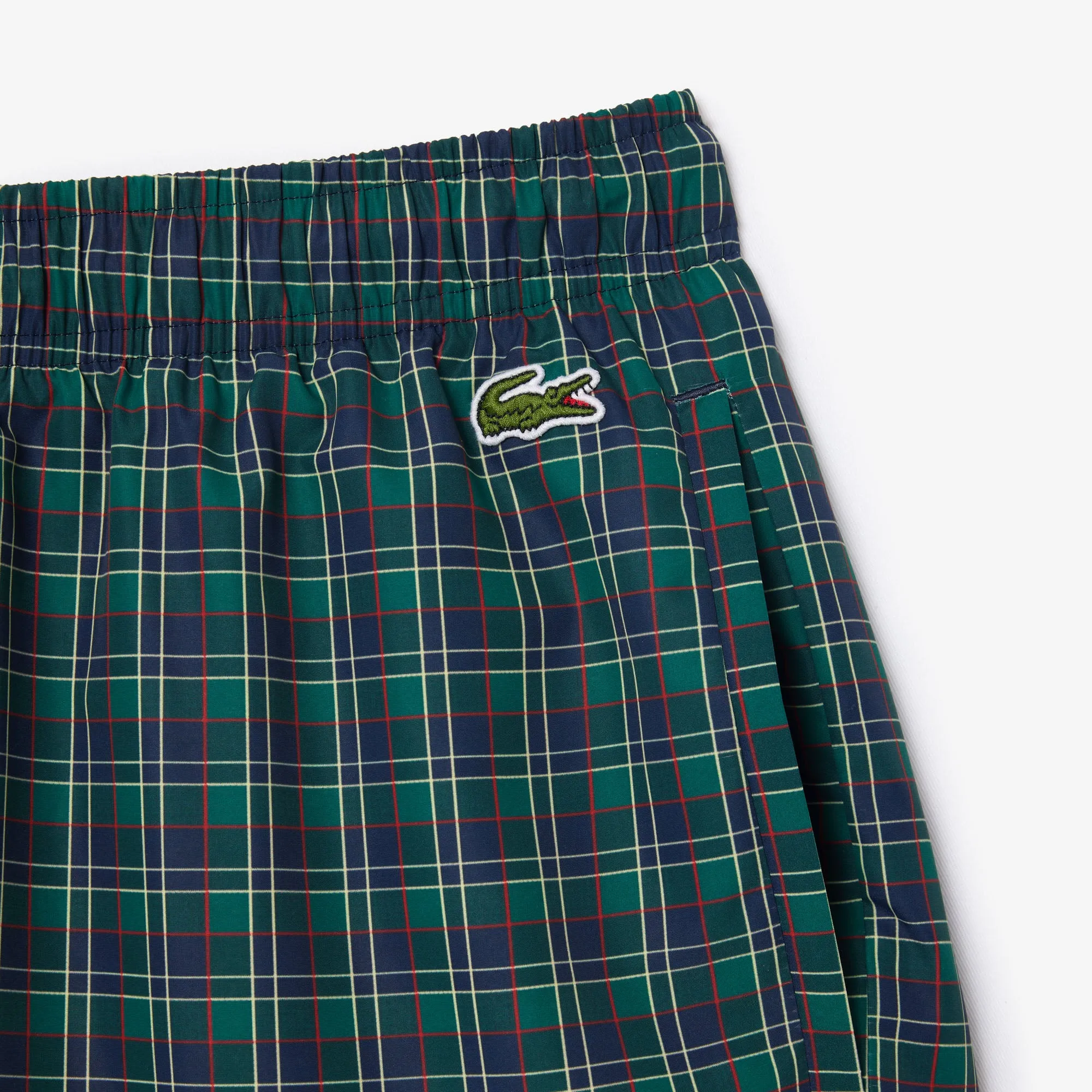 Lacoste Short Printed Swim Trunks