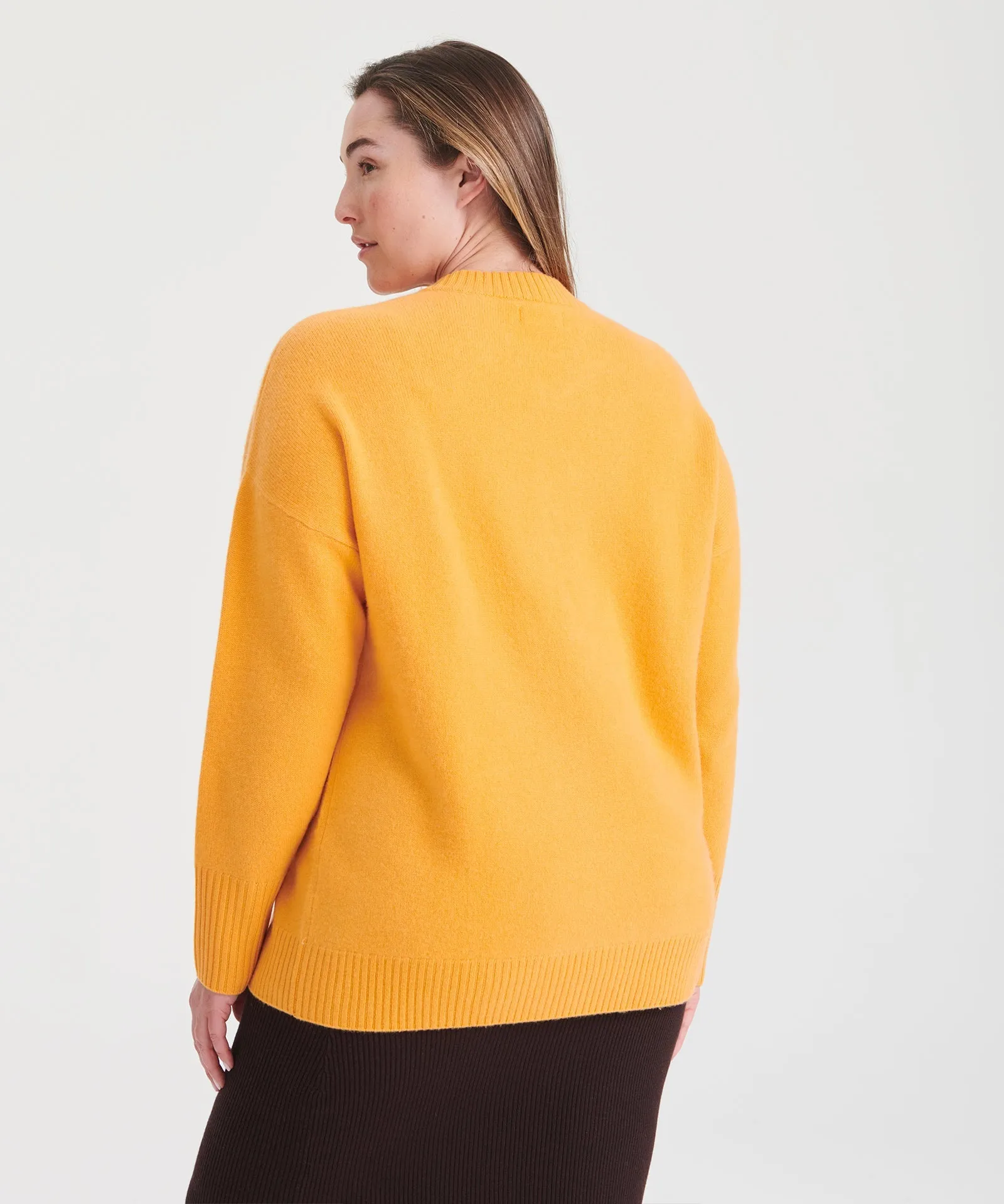 Luxe Cashmere Oversized Crewneck Sweater