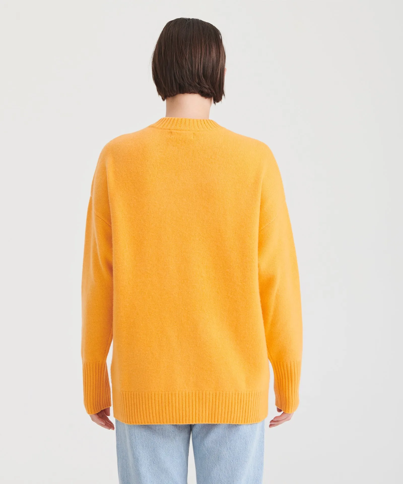 Luxe Cashmere Oversized Crewneck Sweater