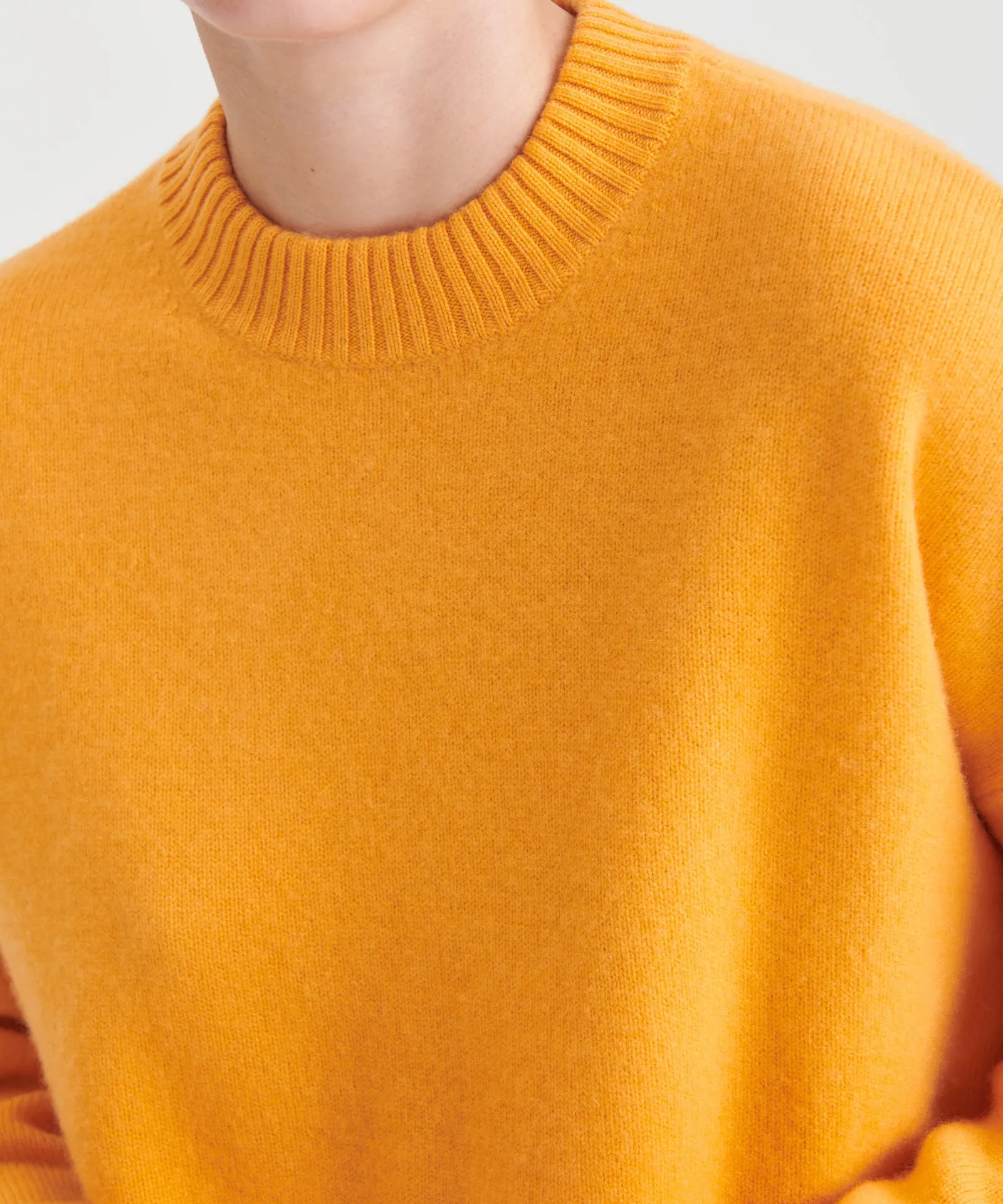 Luxe Cashmere Oversized Crewneck Sweater